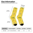 thumbnail image 3 of Banana Yellow Fruit Funny Novelty Crew Socks for Women Men Sports, 3 of 6