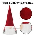 thumbnail image 3 of 24-Inch Gnome Christmas Tree Topper, Santa Hat for Xmas Tree, Festive Holiday Winter Decor, 3 of 9