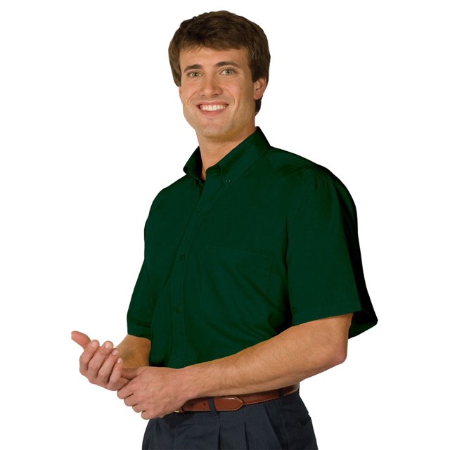 Ed Garments Men's Big And Tall Wrinkle Resistant Poplin Shirt, HUNTER, XX-Large