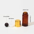 thumbnail image 3 of hgiogi Amber Roll On Bottles With Plastic Roller Balls 4oz, 3 of 4