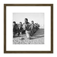 thumbnail image 1 of WWII War Maori Battalion Haka Egypt 1941 Photo 8X8 Inch Square Wooden Framed Wall Art Print Picture with Mount, 1 of 4
