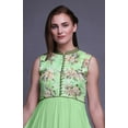 thumbnail image 5 of Bimba Mint Green Floral Indian Long Kurti For Women Party Wear Printed Sleeveless Anarkali Kurti Dress XX-Large, 5 of 6