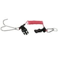 thumbnail image 3 of Gancho Doble Sincero de acero inoxidable para deportes marinos color rosa transparente, 3 of 10