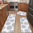 thumbnail image 1 of MeyJey Juego de Tapetes Antifatiga para Cocina, 2 Piezas, Antideslizante, Impermeable, Cómodo, Piso Acolchado Mats 20"x31.5"+20"x59" Negro, 1 of 12