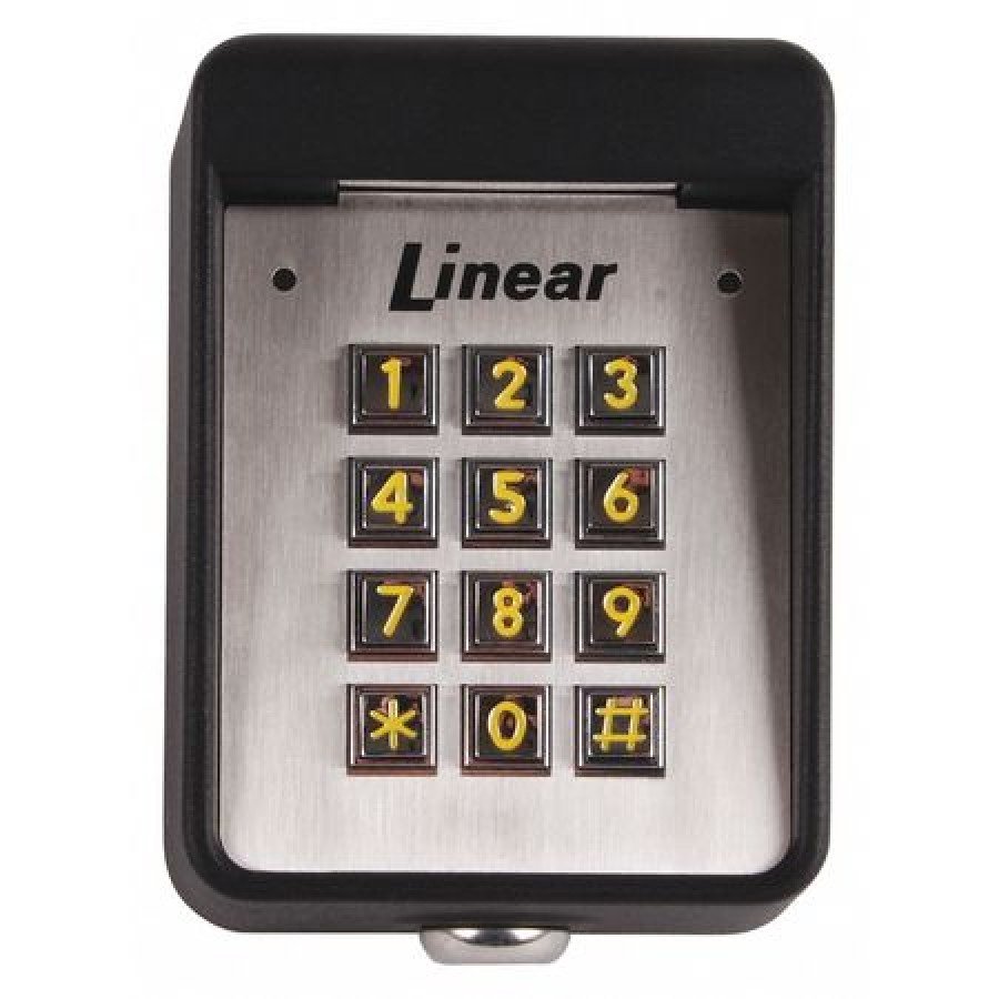 Linear LINAK11 Exterior Digital Keypad Black/Silver - Walmart.com