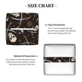 thumbnail image 5 of Tissue Pirate Skulls Box Cover Holder, Square by Xecao - Leather Decorative Organizer for Tabletop, Bathroom, Car, Office, 5 of 8