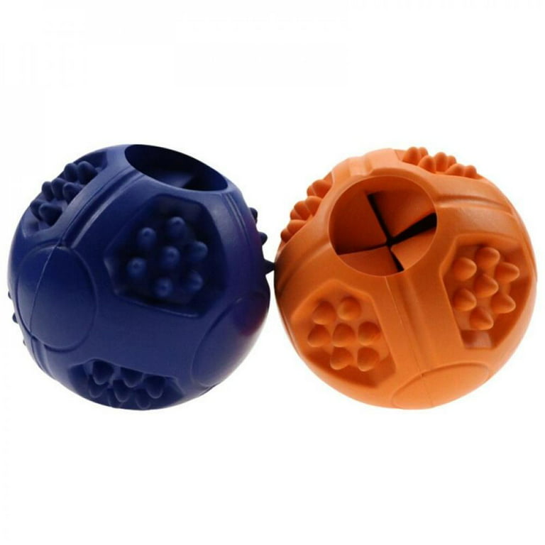 Wisremt Interactive Dog Toys Ball Rubber Durable Dog Chew Treat