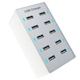 thumbnail image 2 of Cargador Multipuerto USB de 50 W Cargador de Carga RáPida Hub Cargador de Carga RáPida de 10 Puertos Cargador de Base de Carga de Escritorio Blanco (UE), 2 of 5