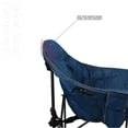 thumbnail image 5 of MF Studio Oversized Padded Moon Chair Camping Folding Saucer Chairs with Cup Holder and Carry Bag, Supports up to 400lbs, Dark Blue, 5 of 5
