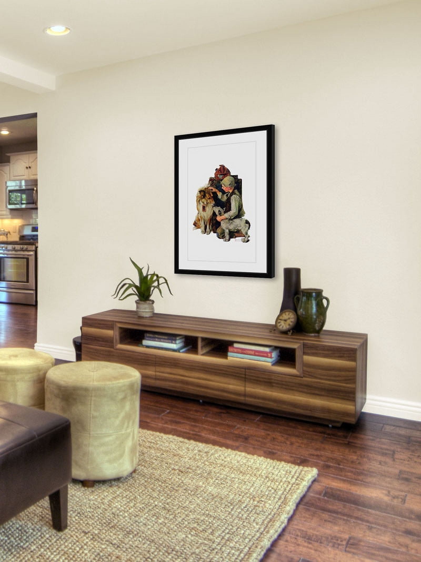 Marmont Hill "Raleigh Rockwell" by Norman Rockwell Framed Art Print