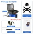 thumbnail image 5 of Industrial Sewer Inspection Camera, 66ft Cable with Self-Leveling, 7" HD Monitor IP68 Waterproof Protection DVR Recording 16GB Storage for Plumbing(No Locator Included), 5 of 9