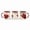 Red, variant on 11Oz Ceramic Coffee Mug Lychee Fruit Pattern Water Cup