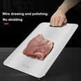 thumbnail image 5 of Double-Sided Stainless Steel Cutting Board - 304 Food-Grade Chopping Board for Meat, Vegetables, and Fruits, Non- and Non-Stick Design for Easy Kitchen Use, 5 of 7