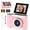 pink, variant on Ourlife 4K Digital Camera,Autofocus 48MP 1080P HD Video Selfie Camera with 180° Flip Screen,Kids Digital Camera 8X Zoom Anti Shake Compact Cameras for Photography,32GB Card