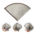 thumbnail image 5 of Stainless Steel Coffee Filter Reusable Coffee Cone Dripper Pour Over Coffee Filter Coffee Making Filter, 5 of 5