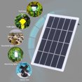 thumbnail image 4 of Panel De Batería Solar De 2W 5V, Panel De Carga Solar, Portátil Con Interfaz De CC, Carga, Viajes, Vida Al Aire Libre, Camping Para Explorar, 4 of 7
