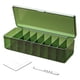 thumbnail image 1 of Caja de almacenamiento de cables para escritorio, organizador de cables para cajón de escritorio Verde, 1 of 4