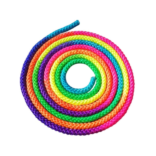 Sonducket Reemplazo de cuerda de gimnasia competitiva de Color degradado para adultos, cordón de nailon para baile de salto profesional, engranajes Uniforme atlético Sonducket OD028759-01B
