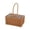 F, variant on Hand Woven Rattan Flower Basket with Handle, Portable Floral Arrangement Handheld Bucket, Wicker Gift Flower Carry Basket, Decorative Storage Basket, Rustic Handheld Rattan Planter Basket