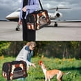 thumbnail image 7 of Rabbit Premium Fabric Cat Carrier Bag - 17x10x11.8 in - 900D Oxford Cloth, Sherpa Base, Nylon Webbing - Stylish and Comfortable Pet Travel Tote, 7 of 7