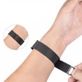 thumbnail image 3 of 22mm Quick Release Stainless Steel Magnetic Mesh Watch Band Loop Strap Replacement for Smartwatches, Black, 3 of 5