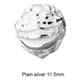 thumbnail image 5 of Guardurnaity portátil para hombre y mujer, brazalete de plata con cuentas, accesorios para hacer joyas, accesorios artesanales hechos a mano Ropa, zapatos y accesorios Miscelánea Tipo 1 11.5 mm, 5 of 6