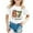 T-White, variant on Adeawade Girl Tops Short Sleeve T Shirts O Neck Tee Number Print Graphic Kids Funny Novelty Top Retro Summer Wear 12-13 Years Grey