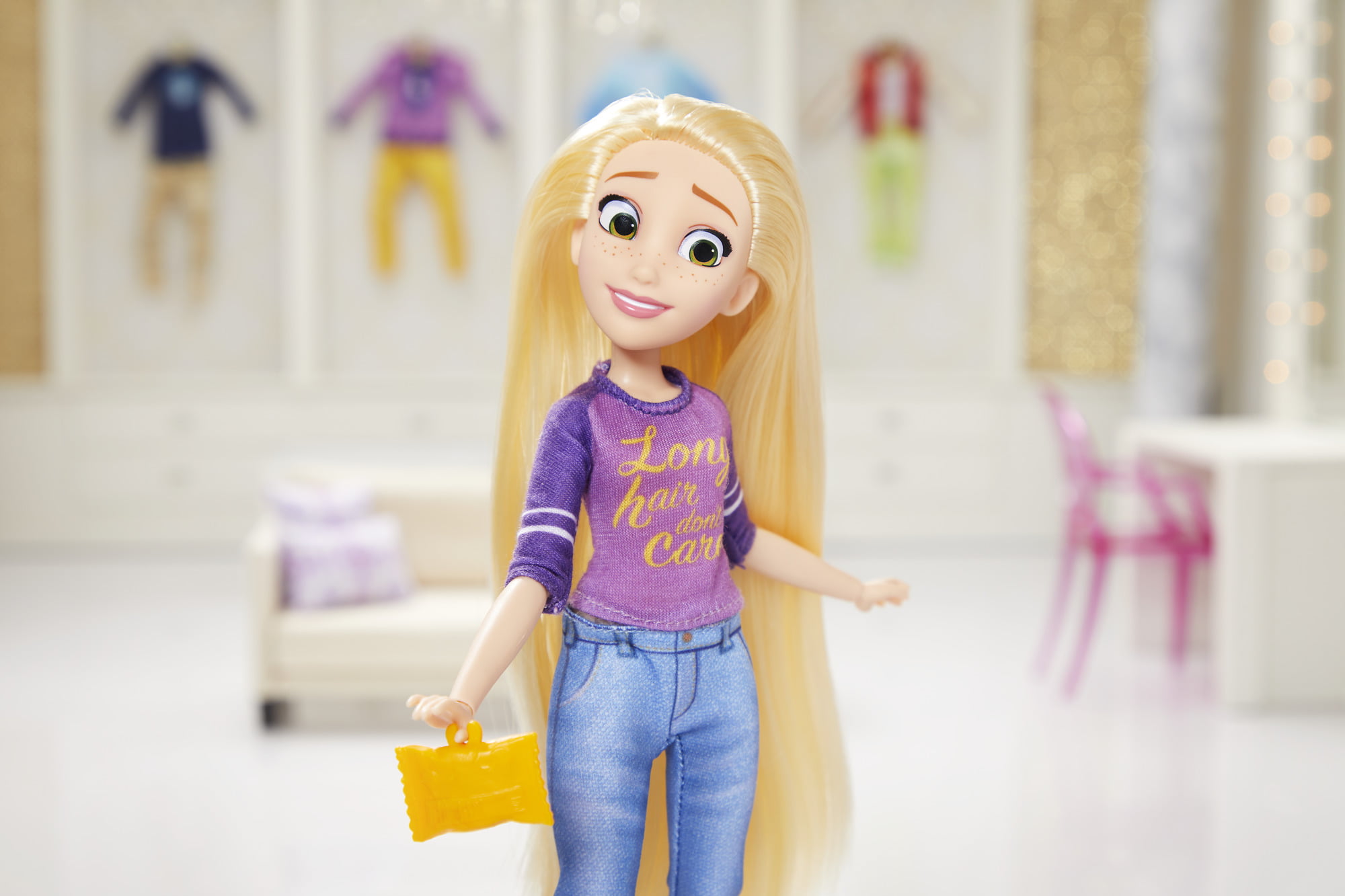 Disney Wreck it Ralph Princess Rapunzel Comfy Squad Doll Ralph Breaks Internet 
