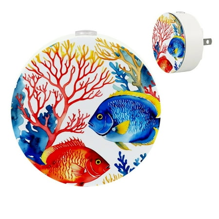 

YZUOUZY Lamp for Bedroom Bedroom Lamp Bedroom Lamps Set of 2 Corals Fishes Seab Animal