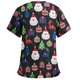 thumbnail image 2 of Verde Navidad mujer enfermería uniforme Scrub manga corta camiseta Navidad blusa Tee Tops/S/ kaili Sencillez, 2 of 5