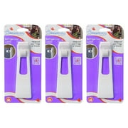 Dreambaby Refrigerator Appliance Latch Lock Fridge Freezer Safety Plastic White, 3-Pack