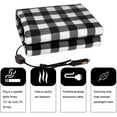 thumbnail image 2 of HAHDAXIA Electric Car Blanket-12 Volt Heated Car Blanket with Temperature Controller, Travel Electric Blanket Throw Fleece Blanket for for Car, Truck or RV Good for Cold Weather and Drive-ins, 2 of 7