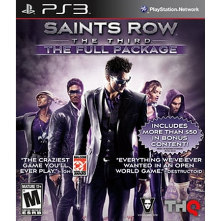 Saints Row 3: The Full Package, THQ INC., PlayStation 3, (Saints Row 3 Best Weapons Cheats)