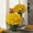 Yellow, variant on Faux Mums for Outdoor Planters,Artificial Sunset Fake Mums, Artificial Mums for Outdoors -Uv Resistant, Waterproof, Windproof, Fake Fall Flower Daisy with Eucalyptus,Look Real,Full,Vibrant (5 Bundle)