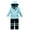 Blue, variant on XIMIN Boys Girls Winter Snowsuit One Piece Insulated Lined Jumpsuit for Kids Overalls Jumpsuit Windproof Waterproof Snowboarding Ski Suit Outdoor Outfits