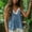 Navy, variant on FDGIU Women's Lace Trim V Neck Spaghetti Strap Camisole, Crinkled Woven Loose Sleeveless Casual Tank Top