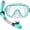 A-Green+Transparent, variant on Snorkel Set Adults Snorkeling Gear Anti-Fog Panoramic View Swim Mask Dry Top Snorkel Kit with Carry Bag for Snorkeling Scuba Diving Swimming Travel