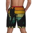 thumbnail image 4 of Uemuo Not All Who Wander Are Lost 1 Pattern Mens Swim Trunks Quick Dry Board Shorts with Mesh Lining, Stretch Beach Shorts Quick Dry No-Chafing Board Shorts-X-Large, 4 of 9
