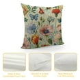 thumbnail image 4 of COMIO Throw Pillow Covers Summer Spring Farmhouse Pillow Covers Floral Decorative Cushion Case for Sofa Couch Outdoor Patio Living Room, 4 of 5