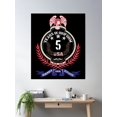 thumbnail image 2 of 5 Years In Uniform Us Soldier July 4Th R.E.D Poster Wall Art, Modern Wall Decor, 12x18 UNFRAMED, 2 of 3