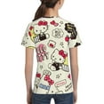 thumbnail image 6 of Hello Kitty T Shirts For Girls Boys, 3d Print Cartoon Graphics T Shirt, Youth Crewneck T-Shirt, Unisex Short Sleeve Top Tees Age 4-16 Years, 6 of 7