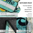 thumbnail image 6 of Teal Kitchen Rugs Set of 2 - Kitchen Floor Mats Non-Slip Backing - Kitchen Mat Washable Doormat Runner Rug Set for Home Accessories and Decor 17x47.2 and 17x30 inches., 6 of 6