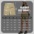 thumbnail image 6 of Women's 7" Quick Dry Hiking Cargo Shorts Water-resistant Lightweight Golf Athlectic Casual Shorts with 5 Pockets Khaki 2XL, 6 of 9