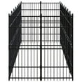 thumbnail image 2 of vidaXL Outdoor Dog Kennel Steel 138.9 ft², 2 of 6