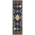 thumbnail image 5 of SAFAVIEH Heritage Damjana Tribal Wool Area Rug, Navy/Red, 6' x 6' Round, 5 of 10