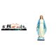 thumbnail image 1 of Escultura de pared,Escultura decorativa de pared con flores de metal estilo bohemio,Estatua católica,Estatua de la Virgen María Figura Colección Religiosa,Escultura católica de la, 1 of 8