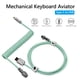 thumbnail image 5 of Cable En Espiral Cable en espiral tipo C a USB Cable en espiral chapado en oro para teclado mecánico, 5 of 8