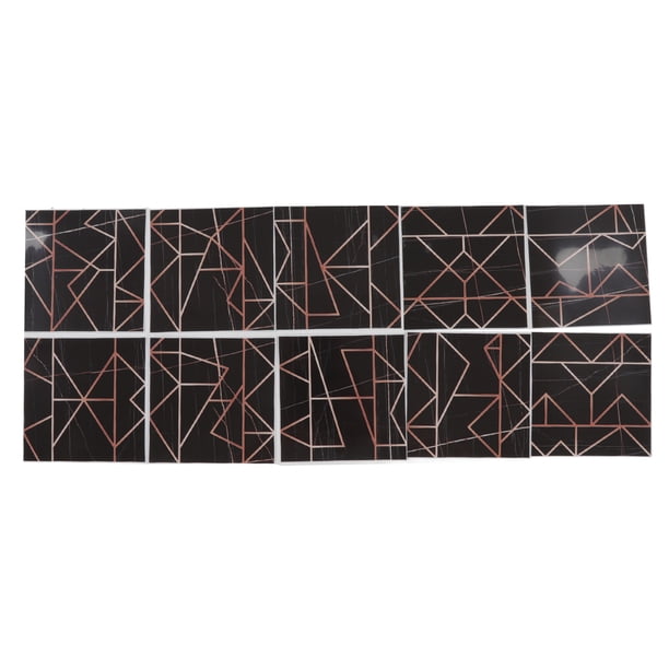 Adhesivo para azulejos de pared Jadeshay 10 unidades 15 x 15 cm PVC A prueba de aceite e impermeable
