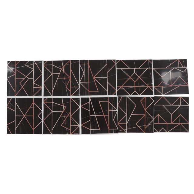 Tile Sticker, 10 Pcs Wall Tiles Sticker Self Adhesive Backing 15x15cm For Bars