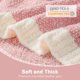 thumbnail image 5 of Manta Snuggle Sac, color rosa mantequilla, reversible, 125 x 178 cm, 5 of 8